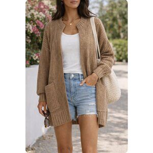 NWT- Splendid Warm Beige Cardigan Sweater